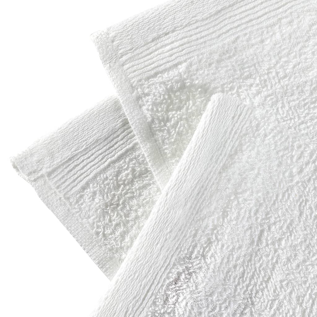 vidaXL Πετσέτες Επισκεπτών 50 τεμ. Λευκές 350 γρ./μ² 30x50 εκ. Βαμβάκι