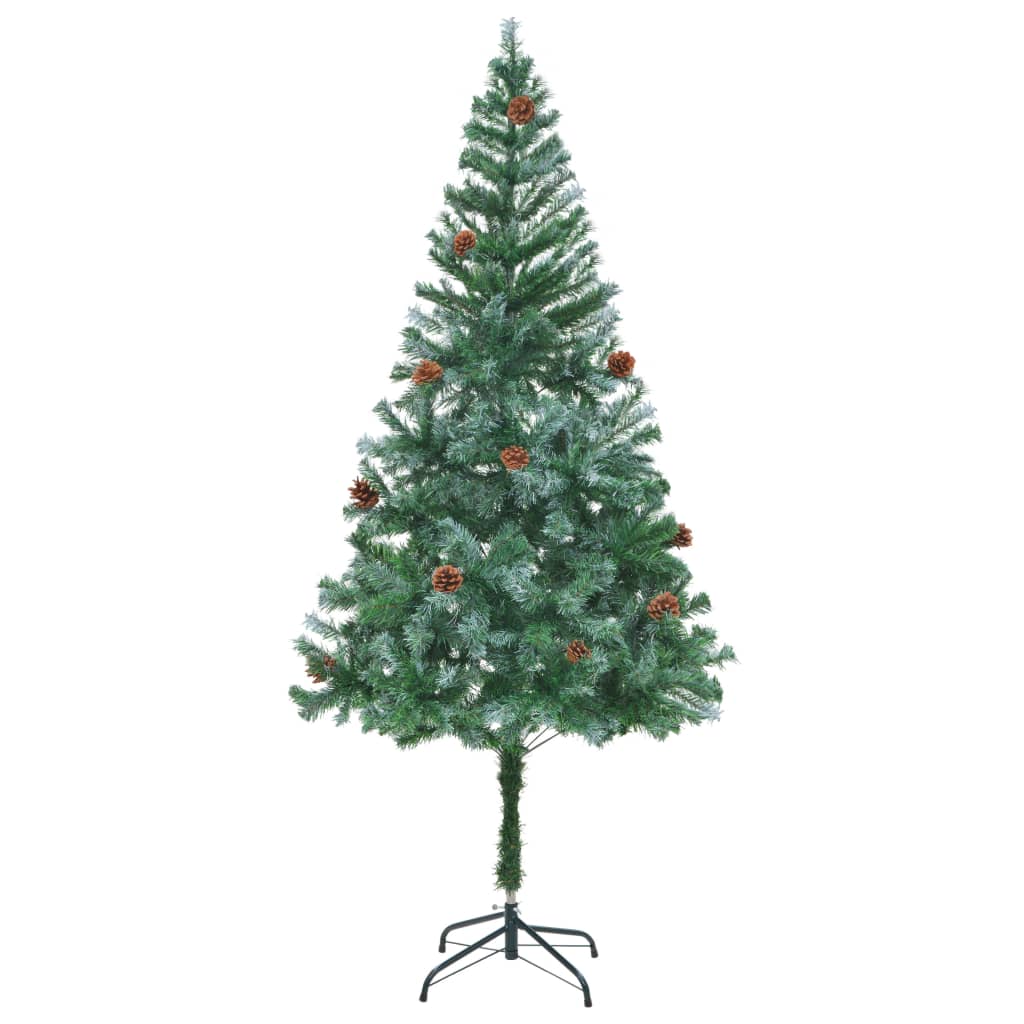 vidaXL Χριστουγεννιάτικο Δέντρο Τεχνητό με Κουκουνάρια 180 εκ.