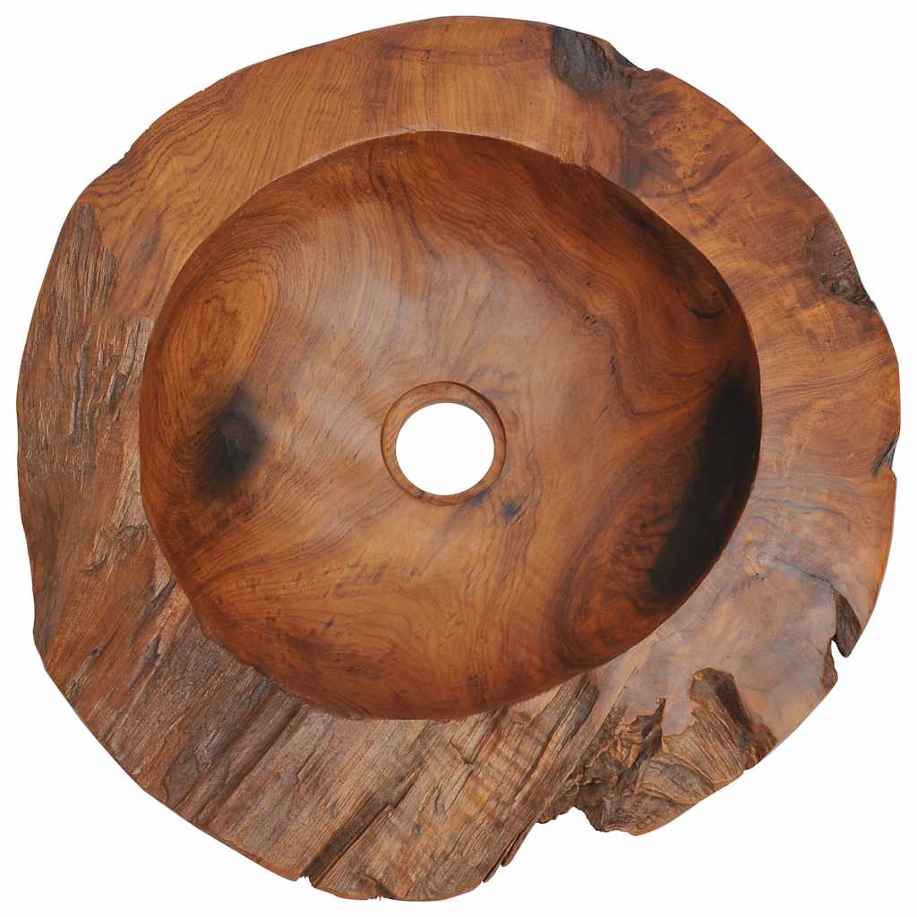 vidaXL Νιπτήρας 45 εκ. από Μασίφ Ξύλο Teak