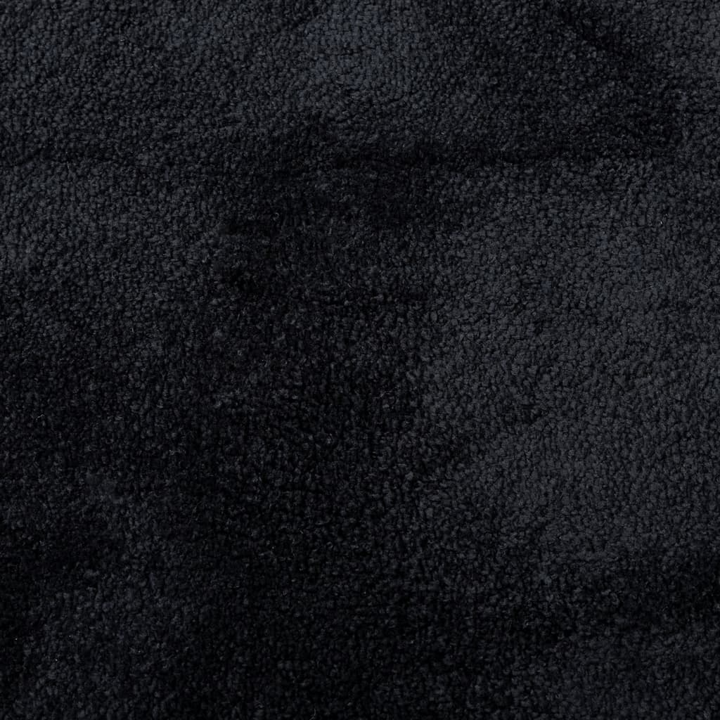 vidaXL Χαλί OVIEDO με Κοντό Πέλος Μαύρο 80 x 150 εκ.