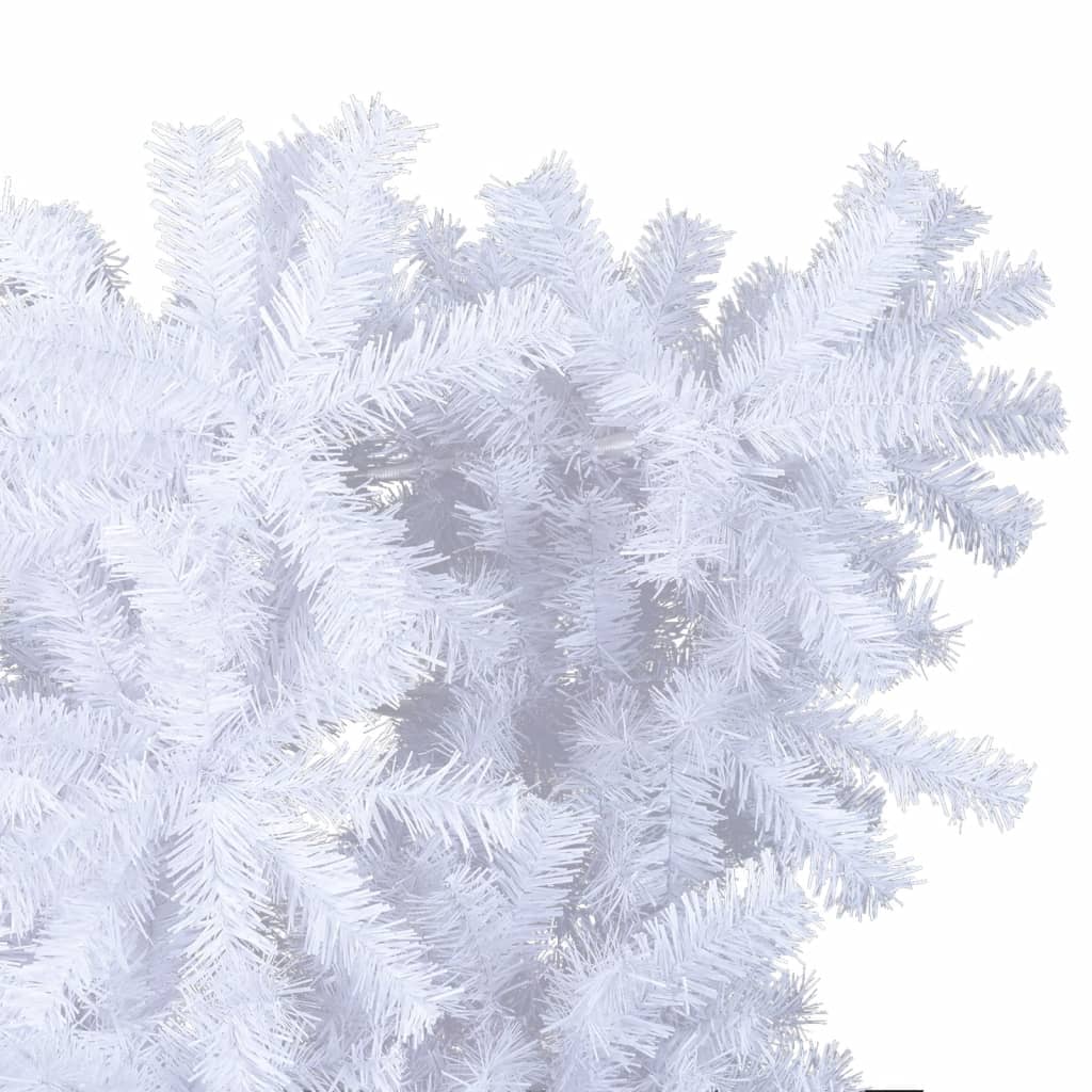 vidaXL Χριστουγεννιάτικο Δέντρο Τεχνητό Ανάποδο με Βάση Λευκό 120 εκ.
