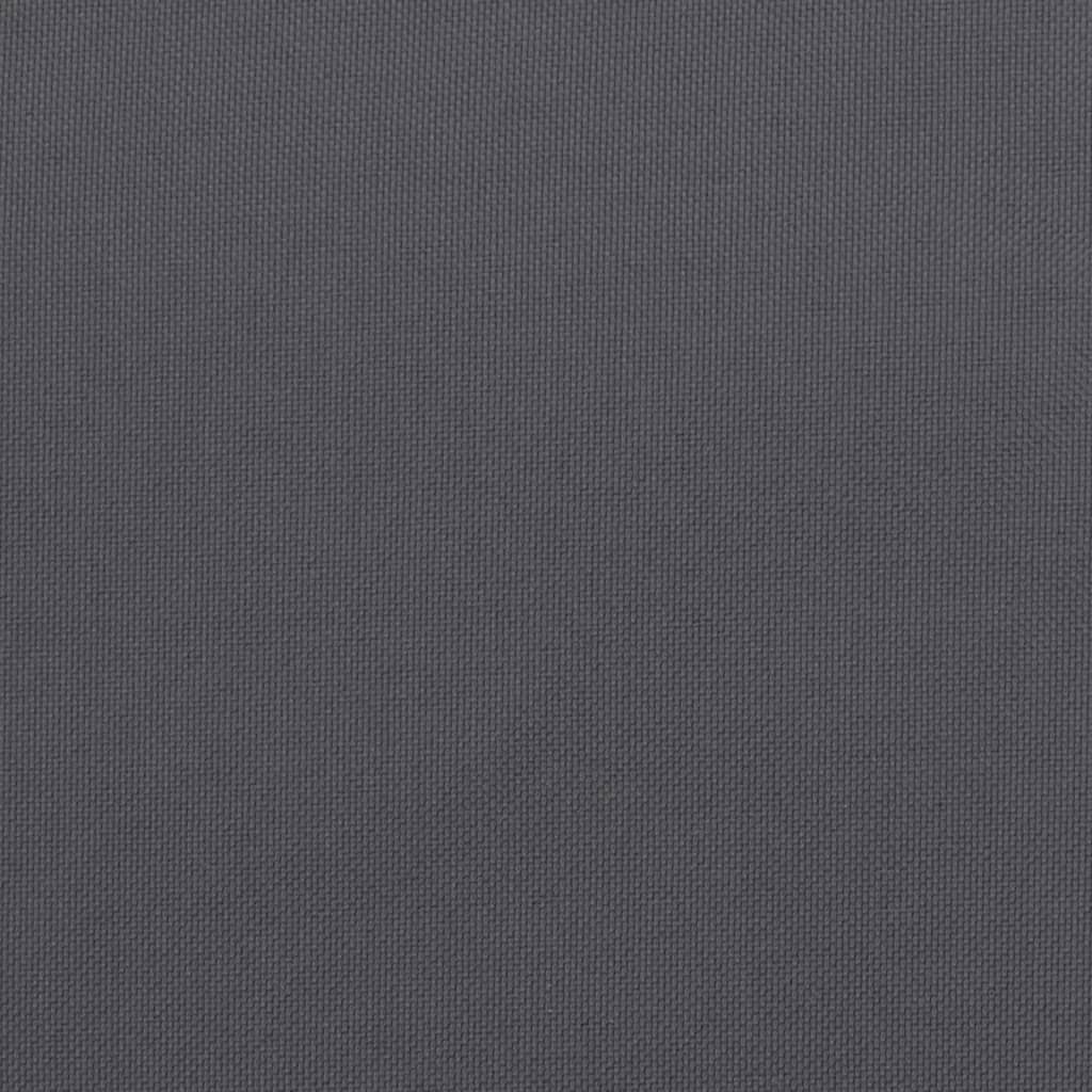 vidaXL Μαξιλάρι Ξαπλώστρας Ανθρακί (75+105) x 50 x 3 εκ.