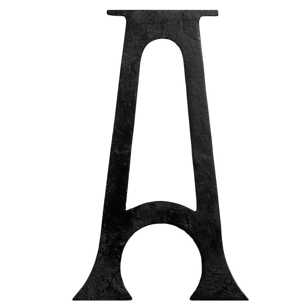 vidaXL Πόδια Πάγκου σε Σχήμα «A» με Αψιδωτή Βάση 2 τεμ. Χυτοσίδηρος