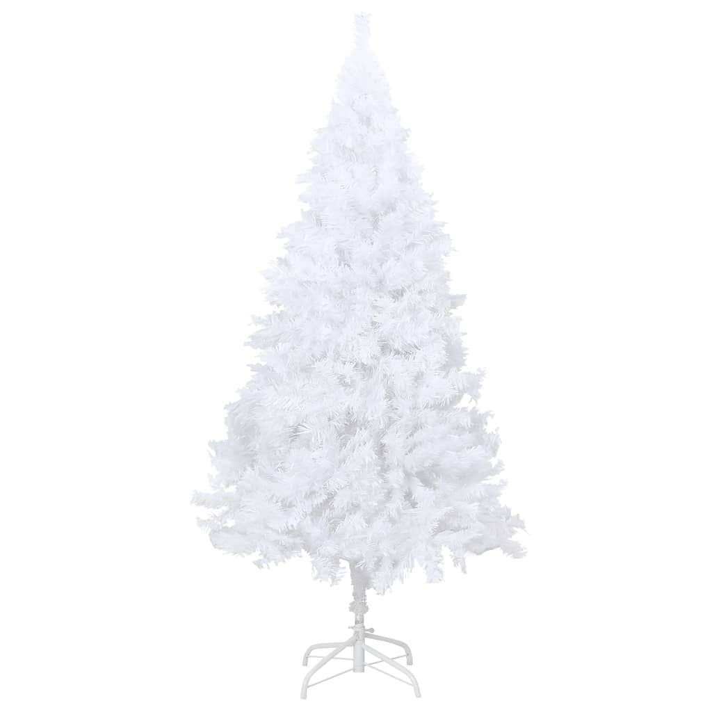 vidaXL Χριστ. Δέντρο Προφωτισμένο Πλούσια Κλαδιά Λευκό 210εκ.