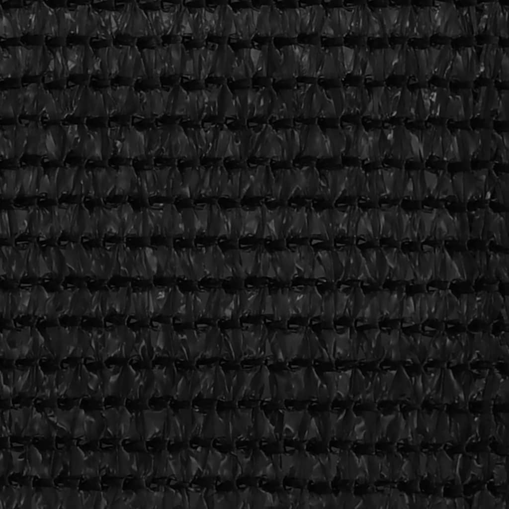 vidaXL Διαχωριστικό Βεράντας Μαύρο 90 x 300 εκ. από HDPE