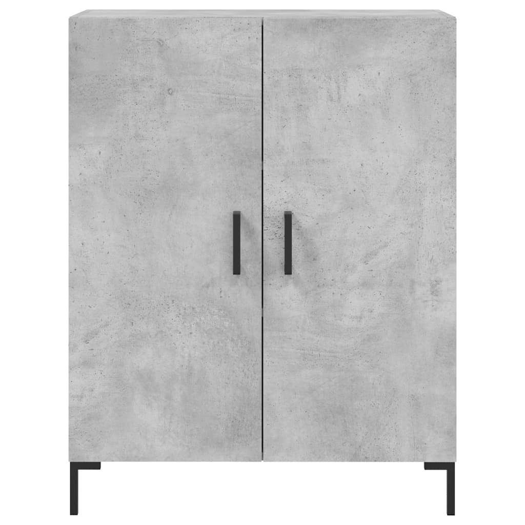 vidaXL Ντουλάπι Γκρι Σκυροδέματος 69,5x34x180 εκ. Επεξεργασμένο Ξύλο