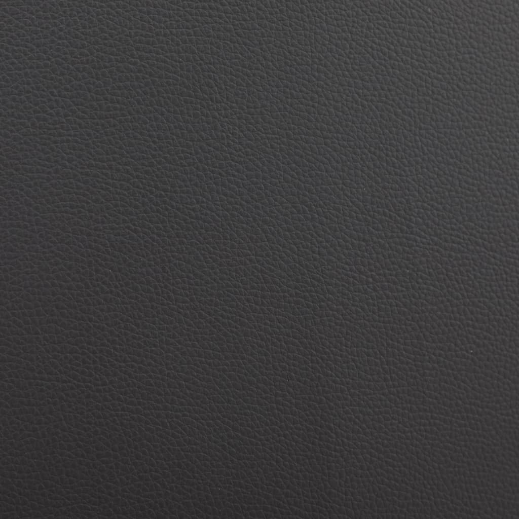 vidaXL Πλαίσιο Κρεβατιού Άσπρο/Μαύρο 150 x 200 εκ. από Συνθετικό Δέρμα