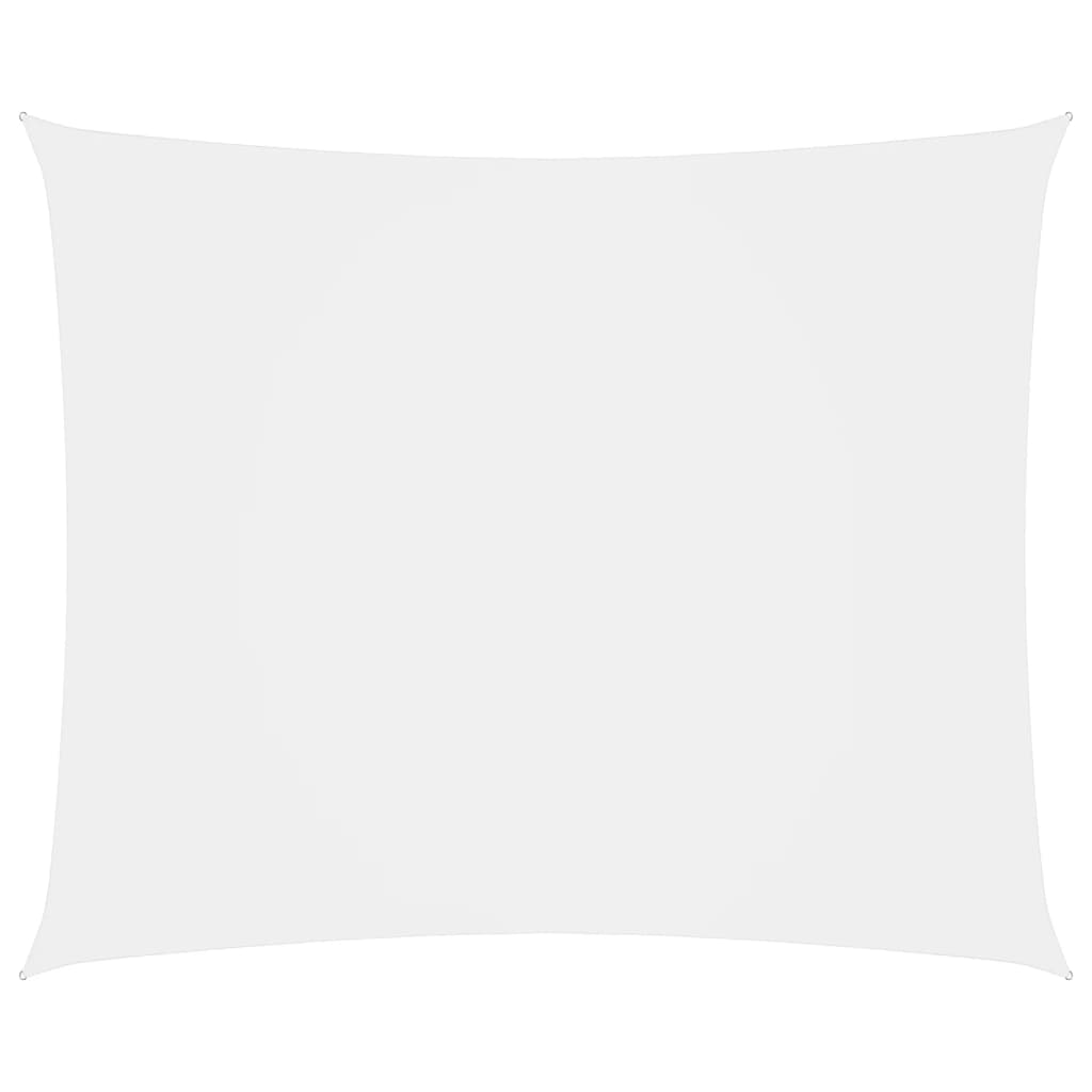 vidaXL Πανί Σκίασης Ορθογώνιο Λευκό 6 x 8 μ. από Ύφασμα Oxford