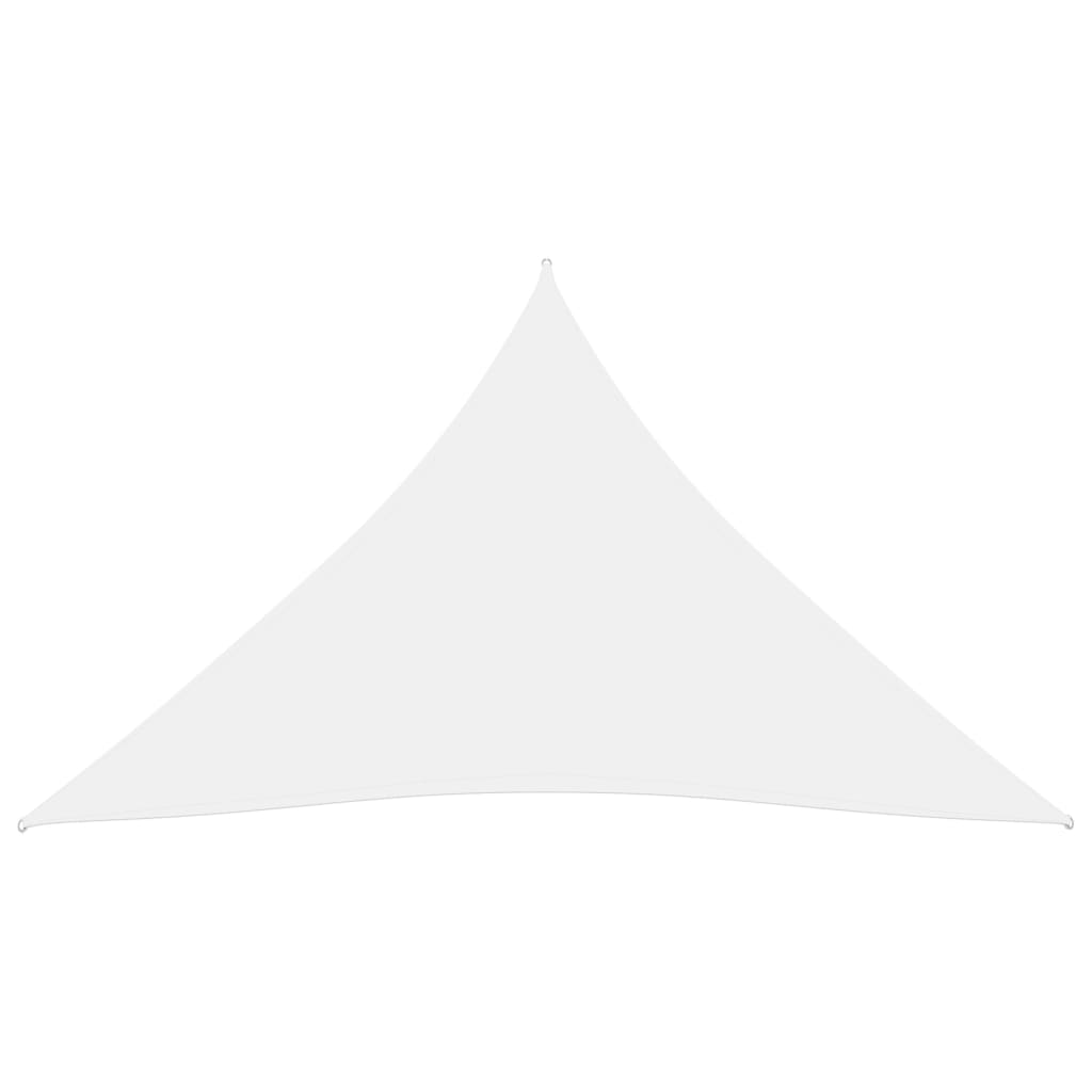 vidaXL Πανί Σκίασης Τρίγωνο Λευκό 4 x 5 x 5 μ. από Ύφασμα Oxford
