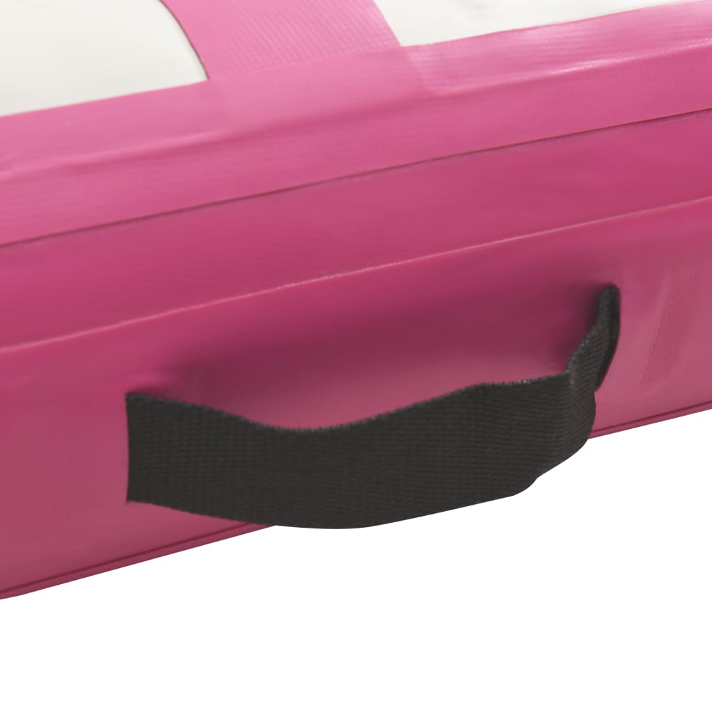 vidaXL Στρώμα Ενόργανης Φουσκωτό Ροζ 500 x 100 x 20 εκ. PVC με Τρόμπα