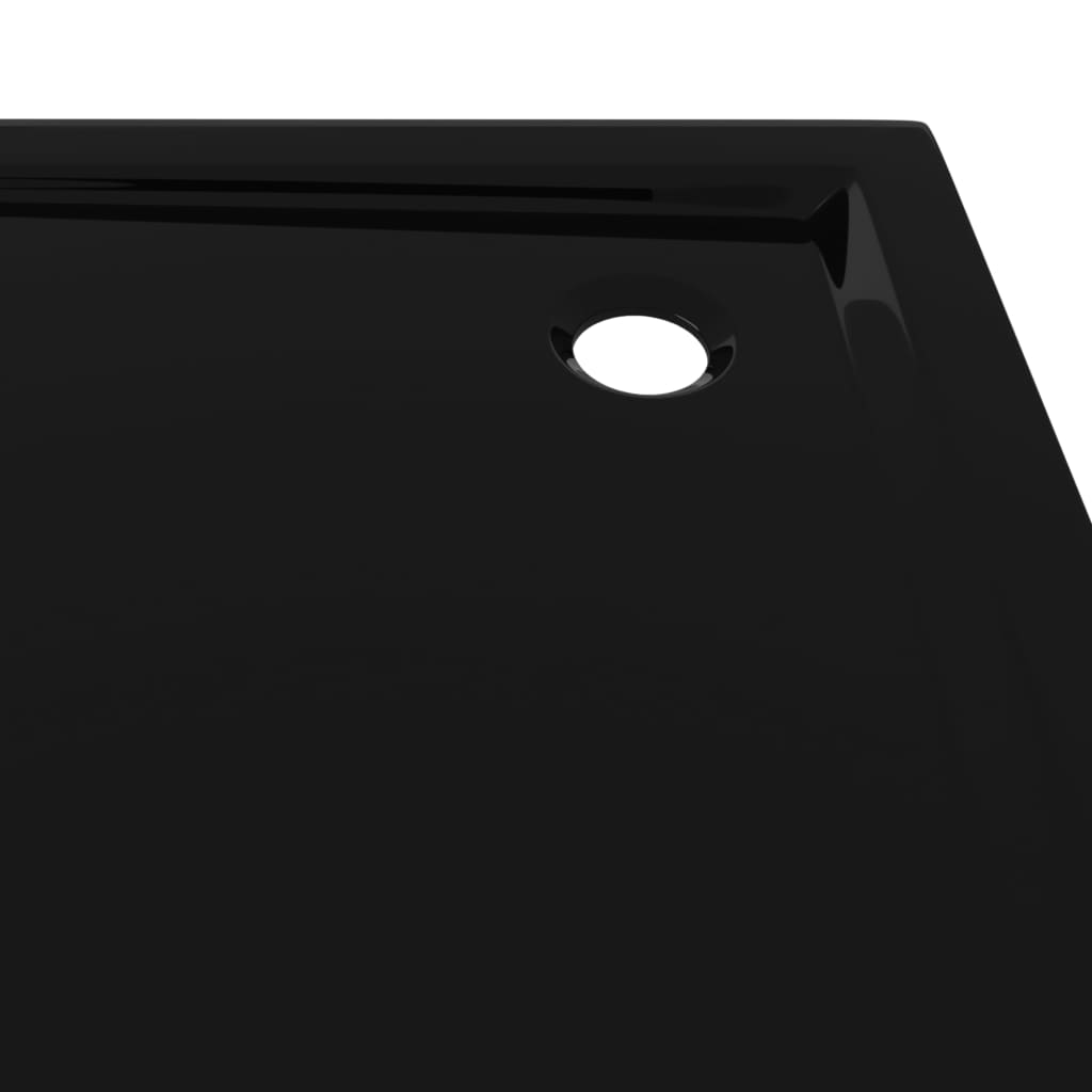 vidaXL Βάση Ντουζιέρας Τετράγωνη Μαύρη 90 x 90 εκ. από ABS