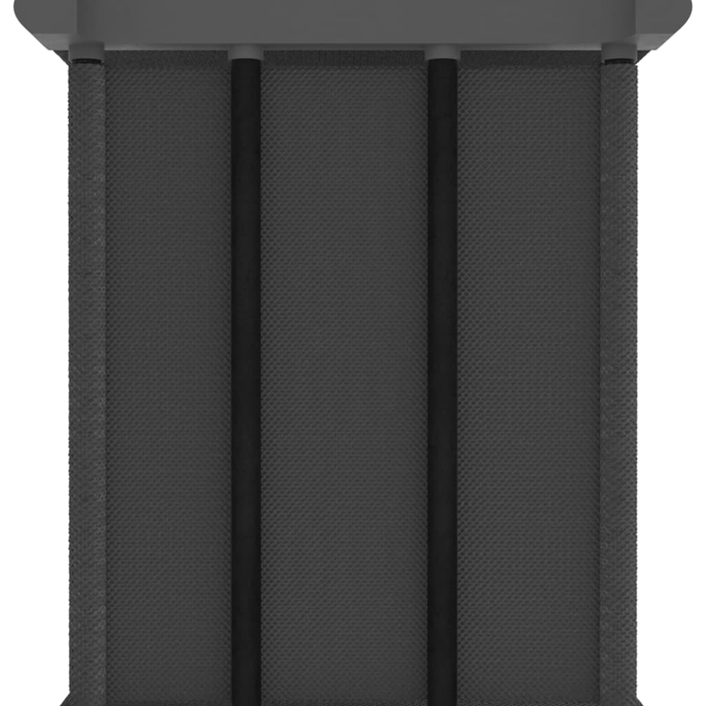 vidaXL Ραφιέρα με 9 Κύβους & Κουτιά Γκρι 103x30x107,5 εκ. Υφασμάτινη