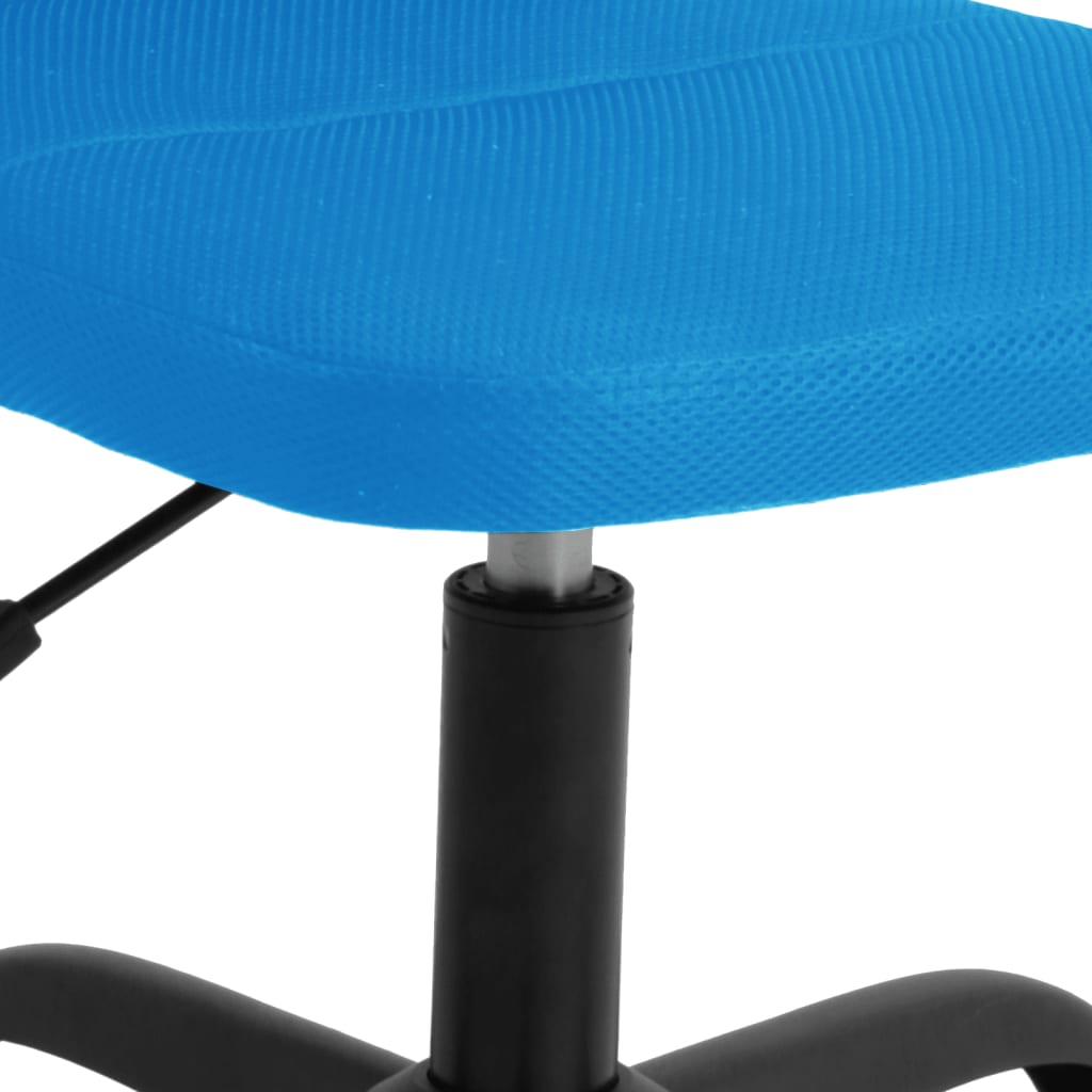 vidaXL Καρέκλα Γραφείου Ρυθμιζόμενο Ύψος Μπλε από Διχτυωτό Ύφασμα