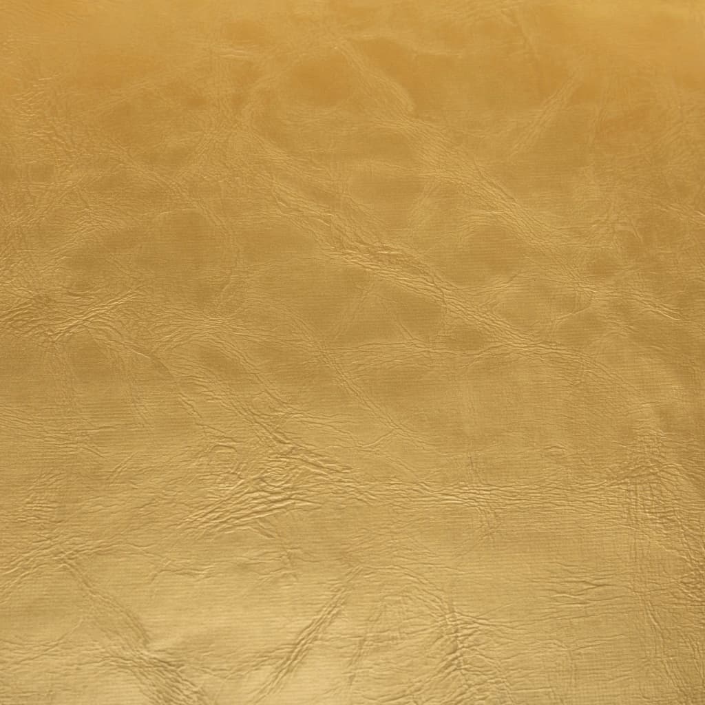 vidaXL Πολυθρόνα Μπάρελ Γυαλιστερό Χρυσό από Συνθετικό Δέρμα