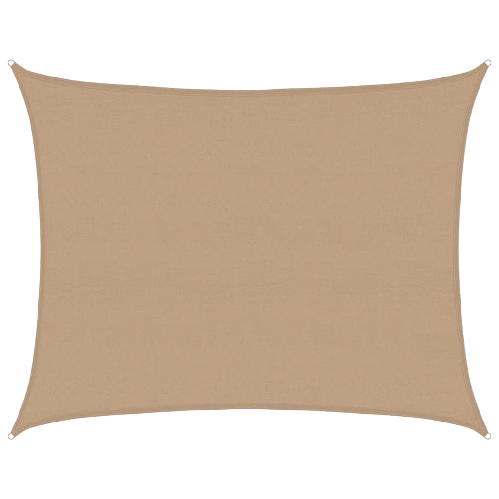 vidaXL Πανί Σκίασης Taupe 6x8 μ. από HDPE 160 γρ./μ²