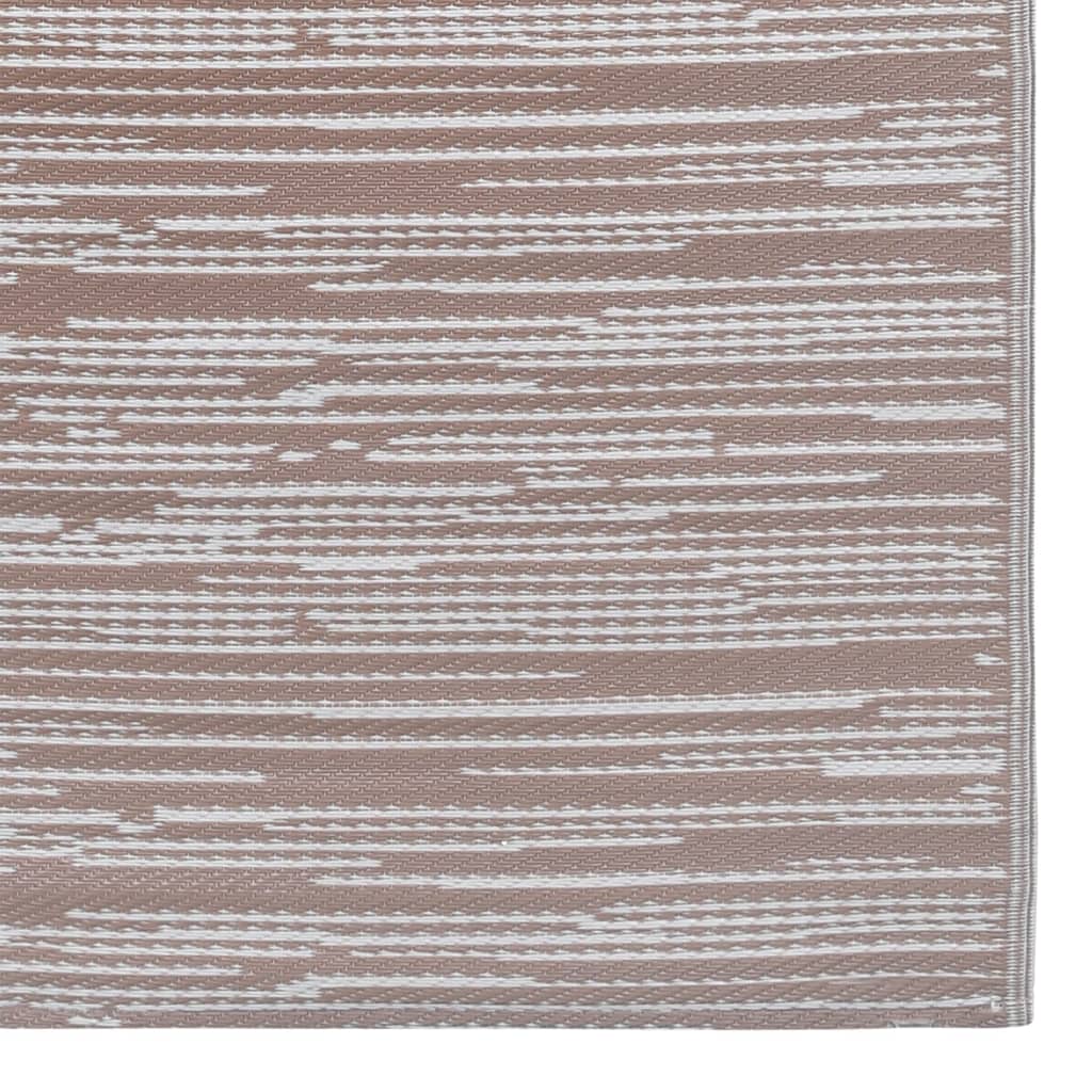 vidaXL Χαλί Εξωτερικού Χώρου Taupe 140 x 200 εκ. από Πολυπροπυλένιο