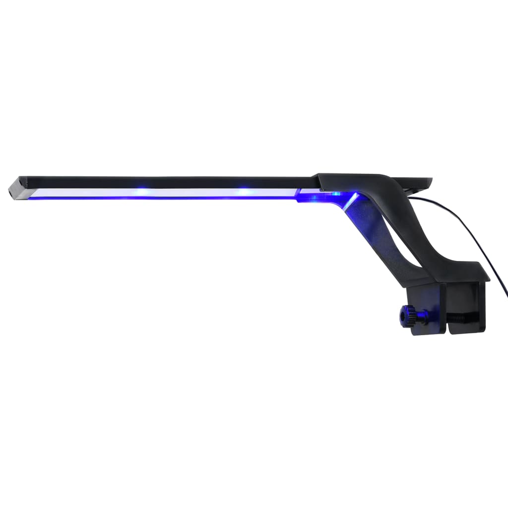 vidaXL Φωτιστικό Ενυδρείου LED με Σφιγκτήρα Μπλε/Λευκό 35-55 εκ.