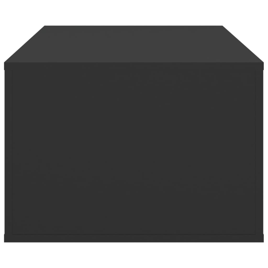 vidaXL Τραπεζάκι Σαλονιού Μαύρο 100x50,5x35 εκ. Επεξεργασμένο Ξύλο