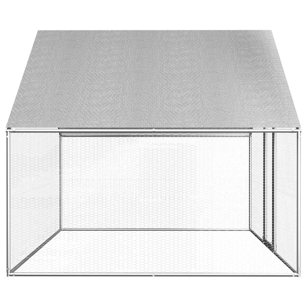 vidaXL Κοτέτσι - Κλουβί Εξωτ.Χώρου 2,75x2x1,92 μ. από Γαλβανισμένο Χάλυβα