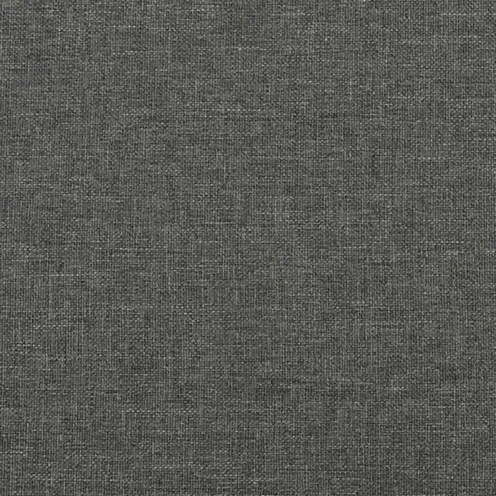 vidaXL Πλαίσιο Κρεβατιού με Κεφαλάρι Σκ. Γκρι 160x200 εκ. Υφασμάτινο
