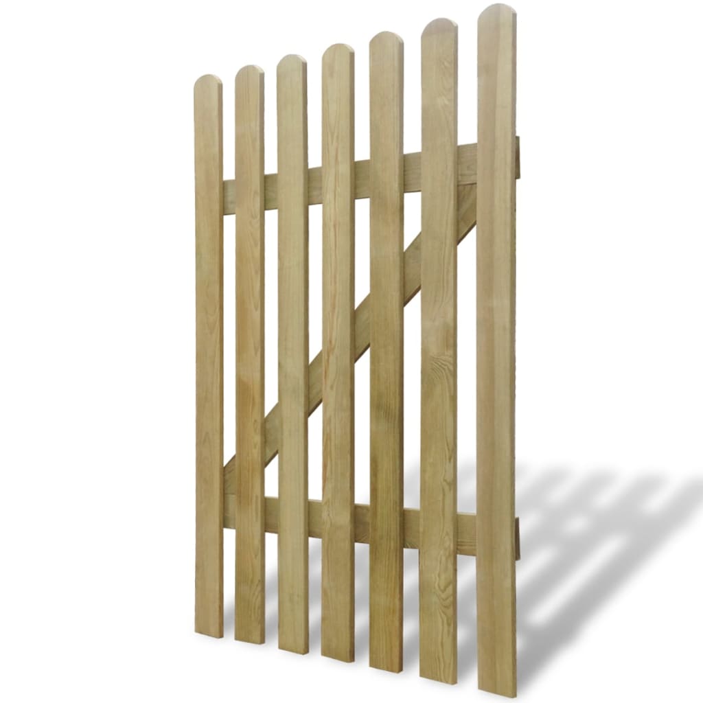 vidaXL Πόρτα Φράχτη 100 x 150 εκ. Ξύλινη