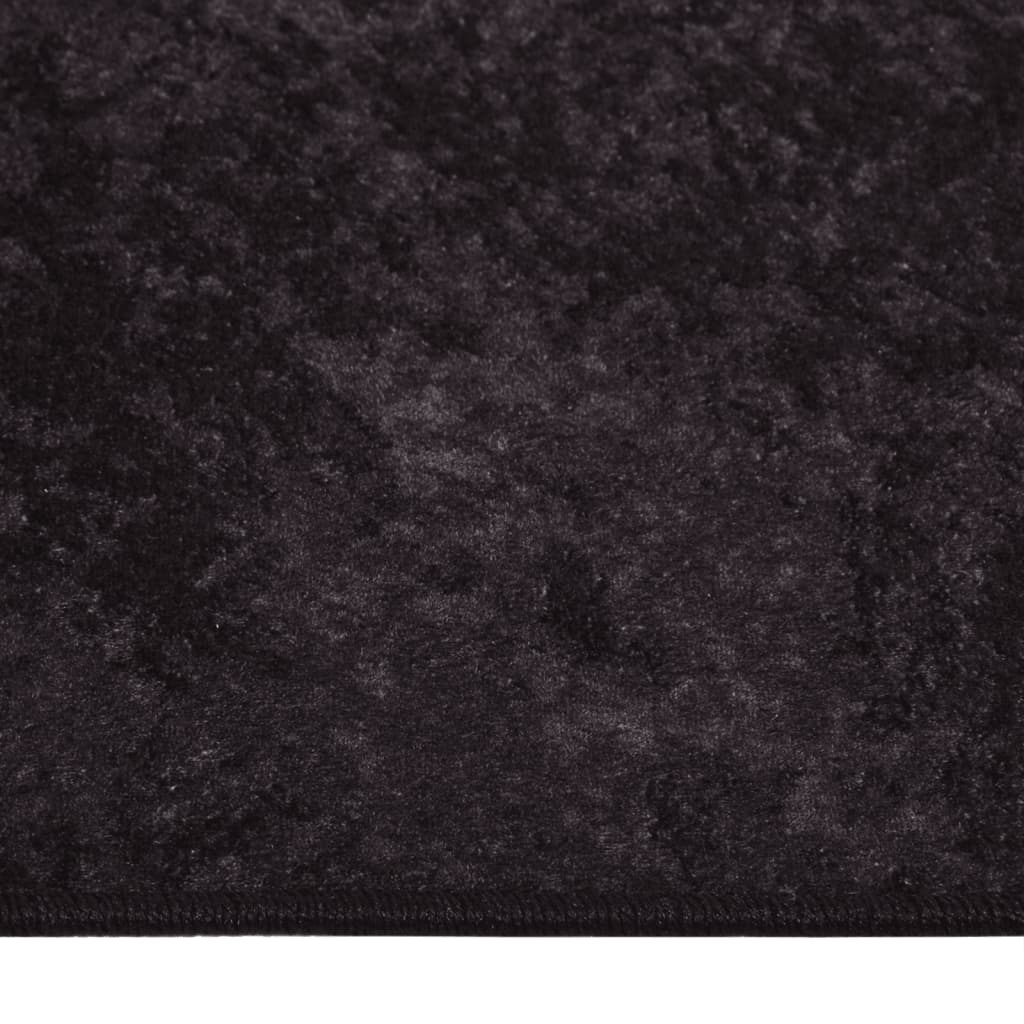 vidaXL Χαλί Πλενόμενο Αντιολισθητικό Ανθρακί 120 x 180 εκ.