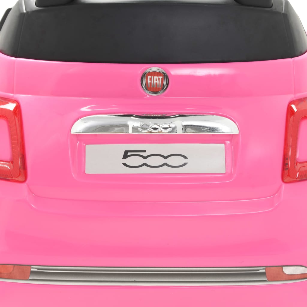 vidaXL Περπατούρα Fiat 500 Ροζ