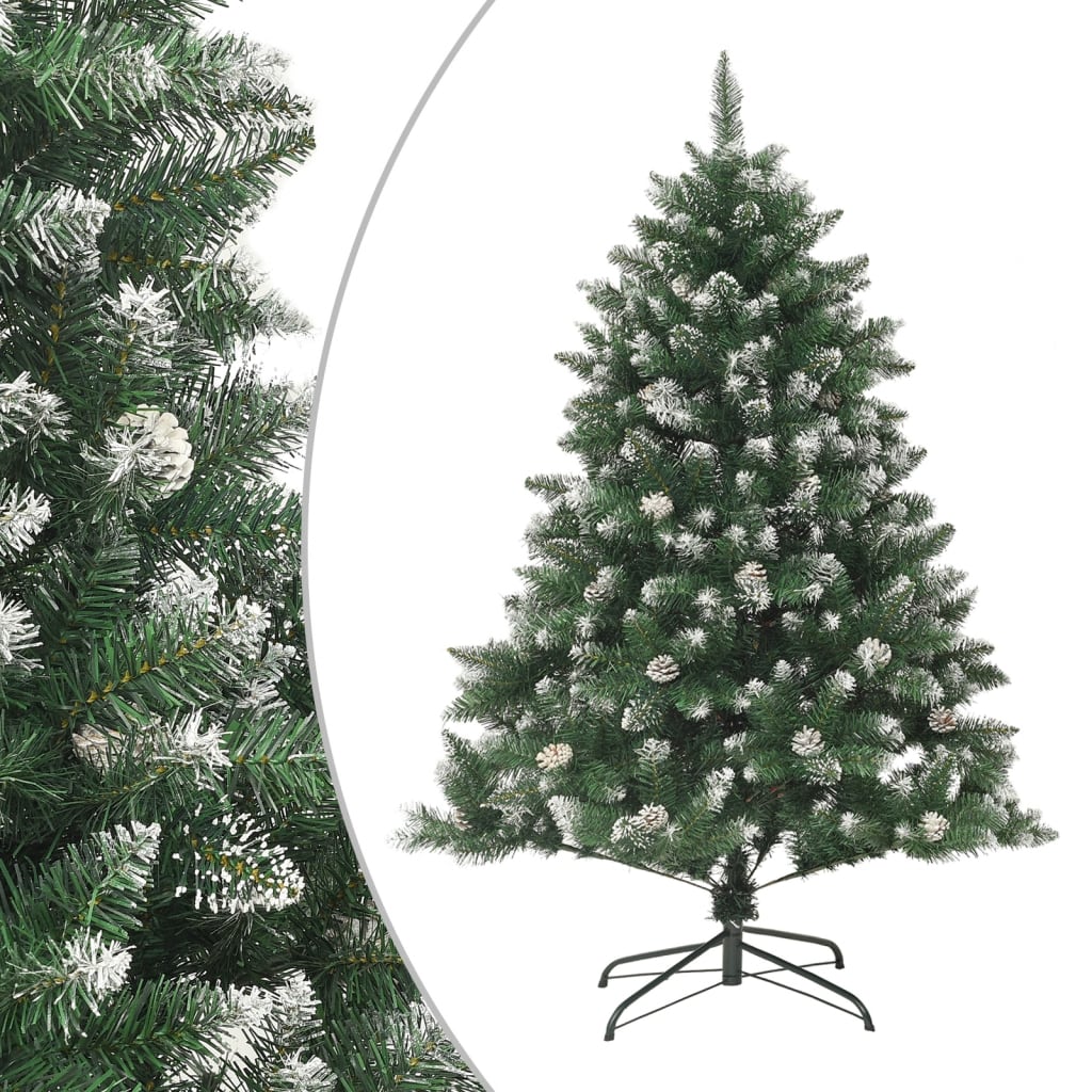 vidaXL Χριστουγεννιάτικο Δέντρο Τεχνητό με Βάση 120 εκ. από PVC