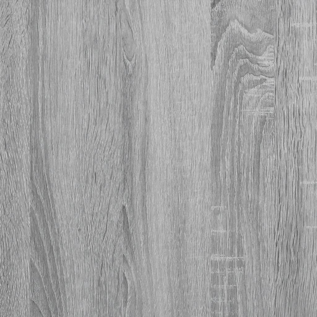 vidaXL Ντουλάπι Τοίχου Sonoma Γκρι 68x37x68,5 εκ. με Γυάλινες Πόρτες