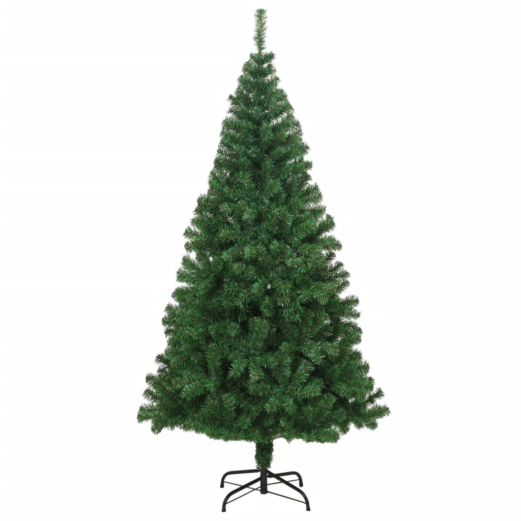 vidaXL Χριστουγεννιάτικο Δέντρο με Πλούσια Κλαδιά Πράσινο 210 εκ. PVC