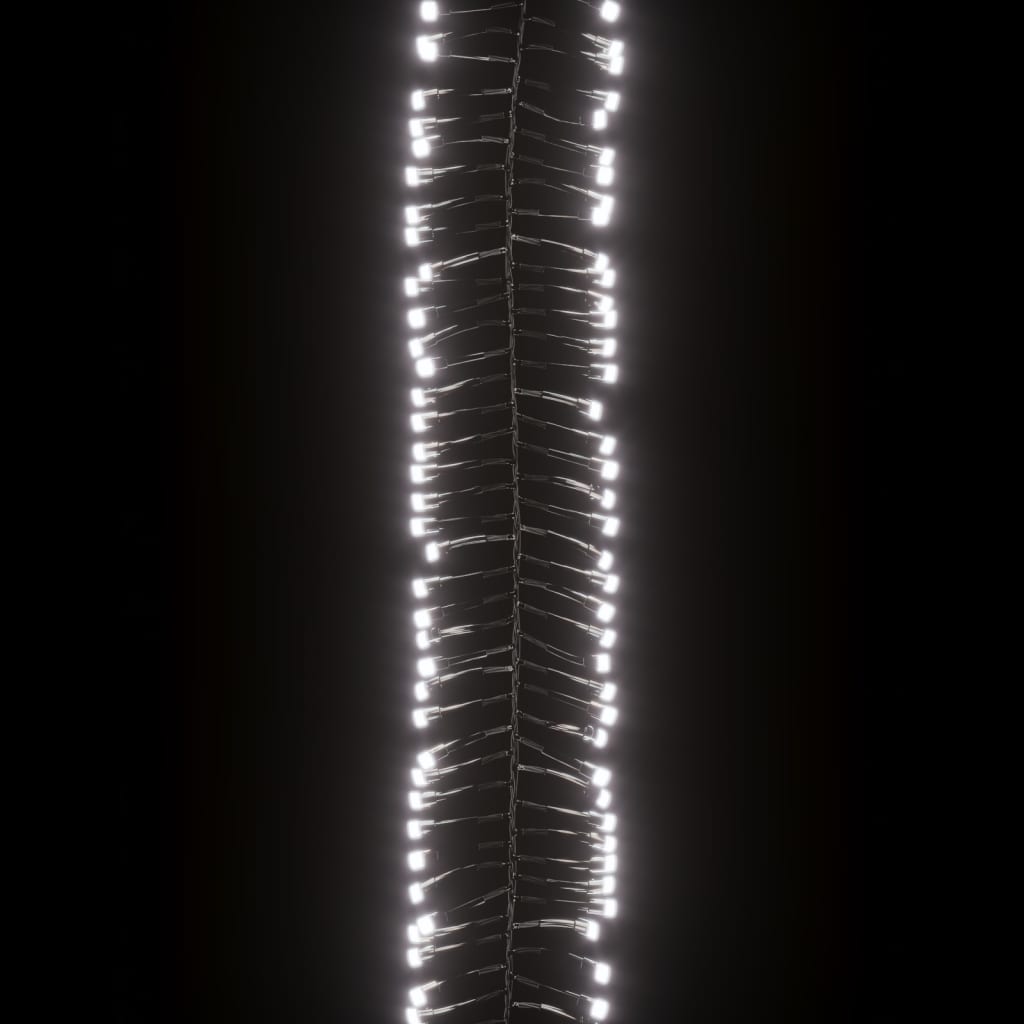 vidaXL Φωτάκια Cluster με 2000 LED Ψυχρό Λευκό 17 μ. από PVC
