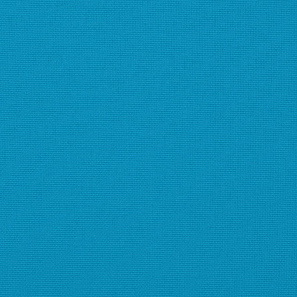 vidaXL Μαξιλάρια Πάγκου Κήπου 2 τεμ. γαλάζιο 100x50x7cm Ύφασμα Oxford