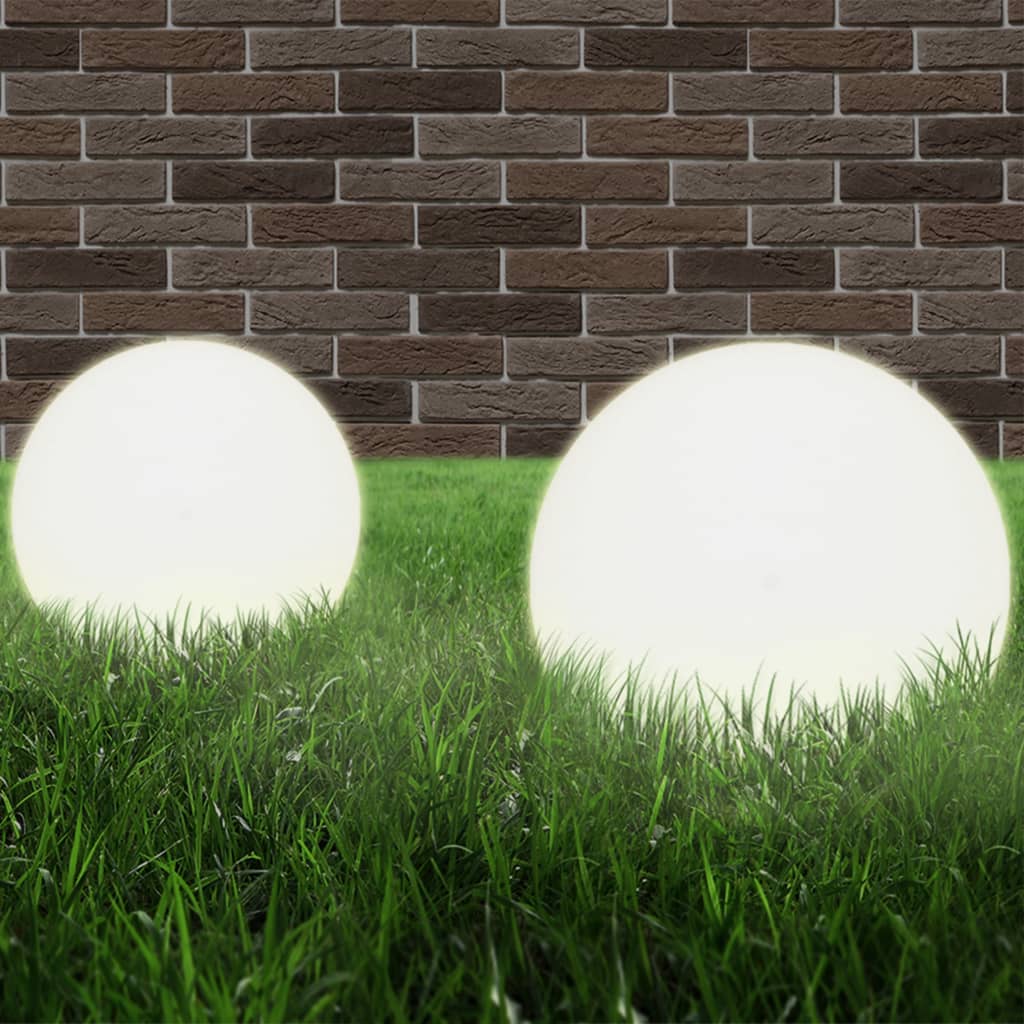 vidaXL Φωτιστικά Μπάλα LED 4 τεμ. Σφαιρικά 30 εκ. Ακρυλικά (PMMA)