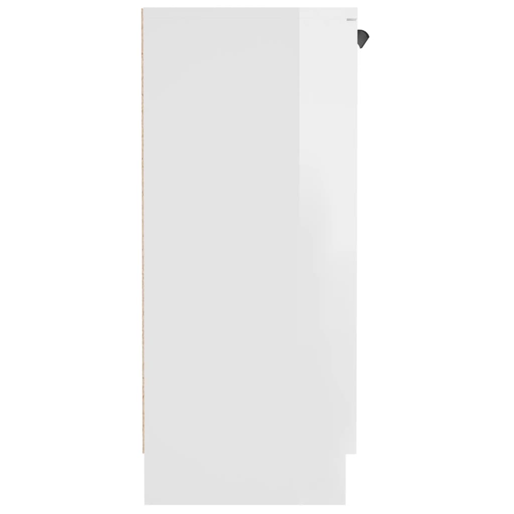 vidaXL Ντουλάπι Γυαλιστερό Λευκό 60 x 30 x70 εκ. Επεξεργασμένο Ξύλο