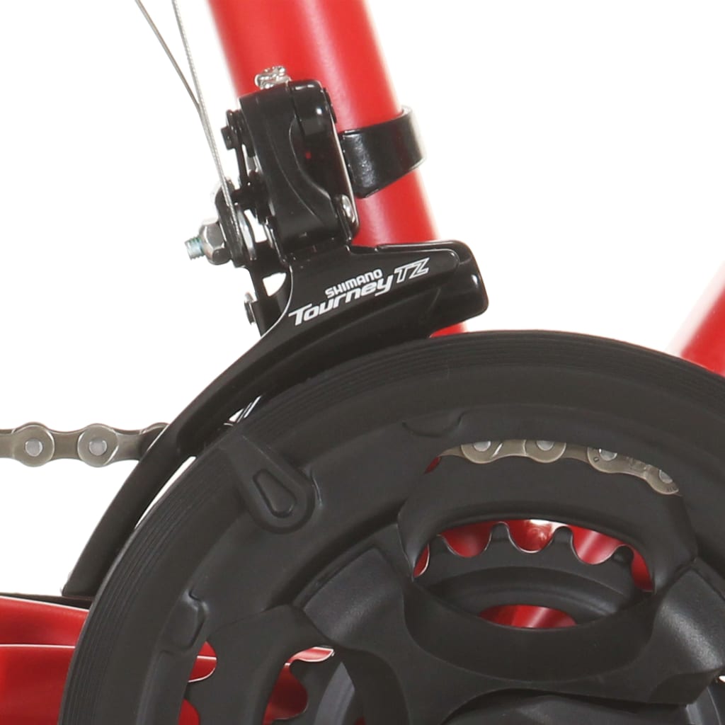 vidaXL Ποδήλατο Mountain 27,5'' Κόκκινο με 21 Ταχύτητες 50 εκ.