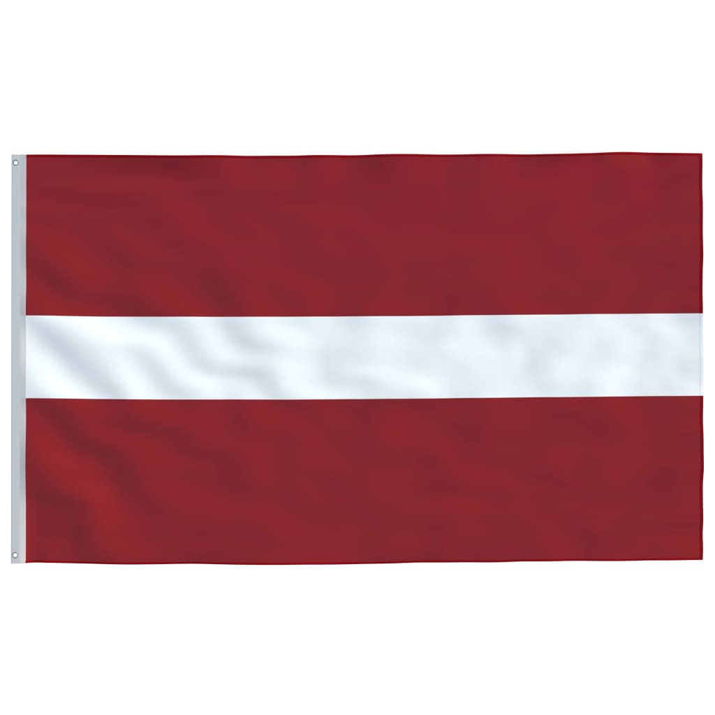 vidaXL Σημαία Λετονίας 6,2 μ. με Ιστό Αλουμινίου