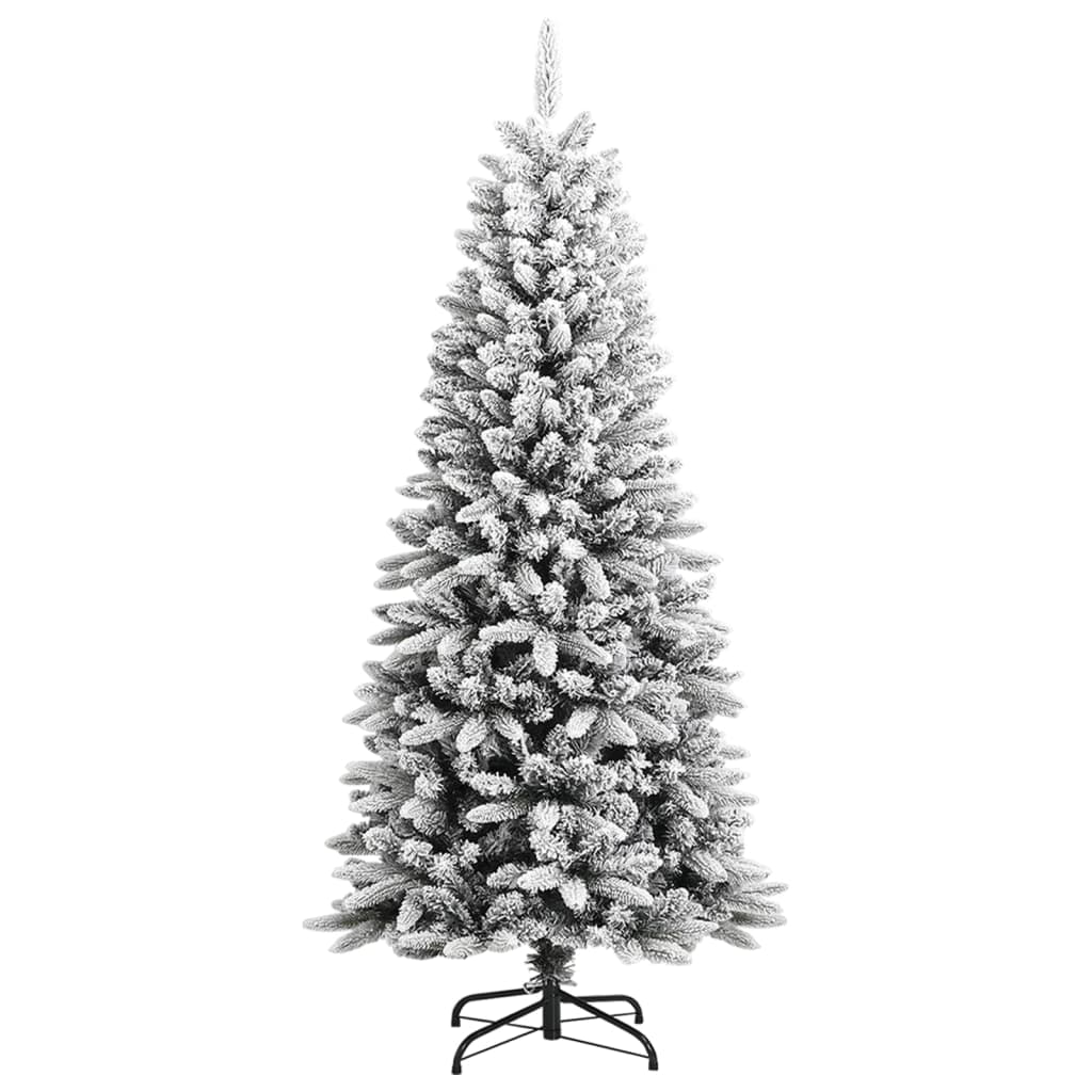 vidaXL Χριστουγεννιάτικο Δέντρο Τεχνητό με Χιόνι 150 εκ. PVC & PE