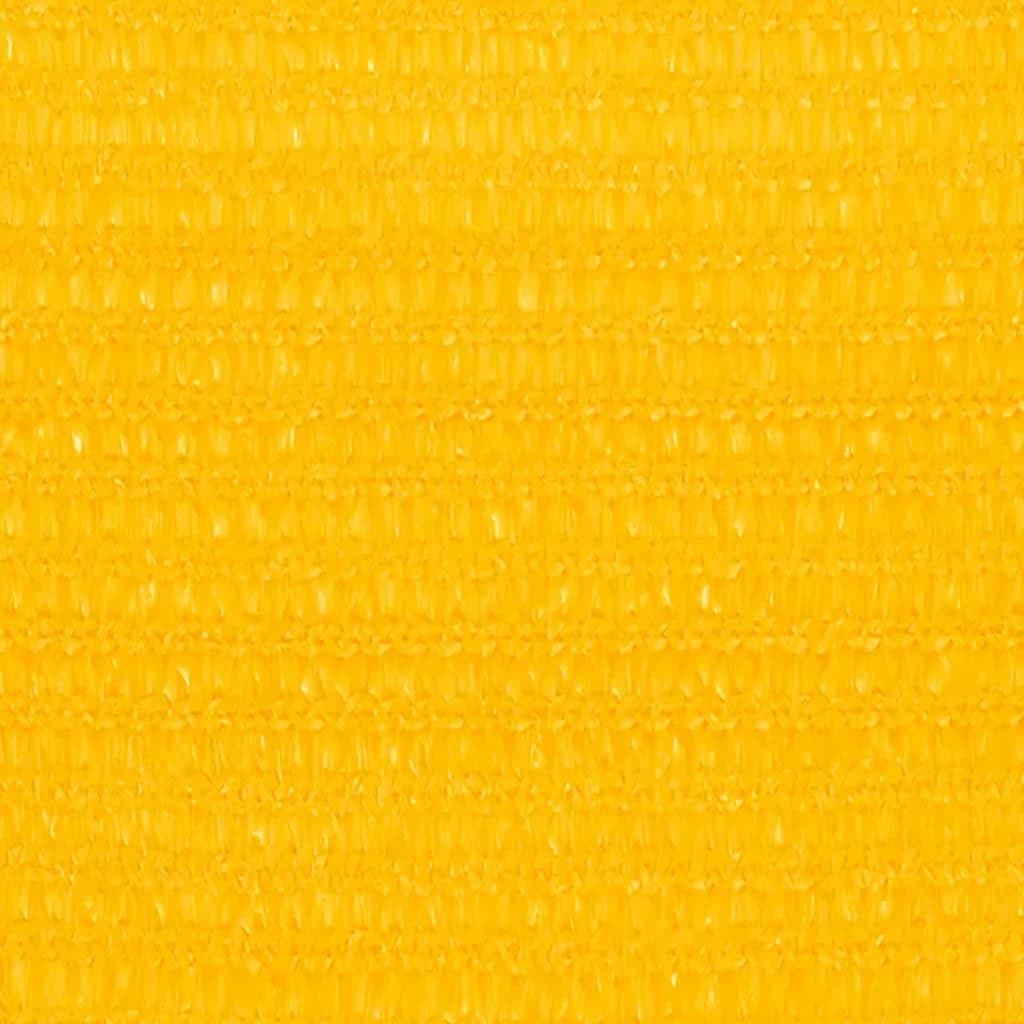 vidaXL Πανί Σκίασης Κίτρινο 3/4 x 3 μ. από HDPE 160 γρ./μ²