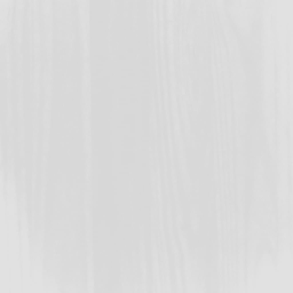 vidaXL Βιτρίνα Corona Λευκή 112 x 43 x 196 εκ. από Μασίφ Ξύλο Πεύκου