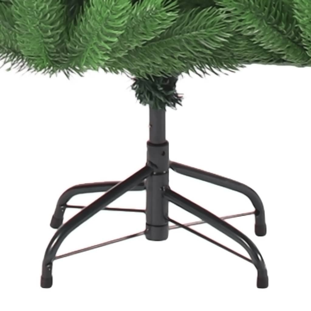 vidaXL Χριστ. Δέντρο Έλατο Nordmann Τεχνητό Προφωτισμένο Πράσινο 180εκ