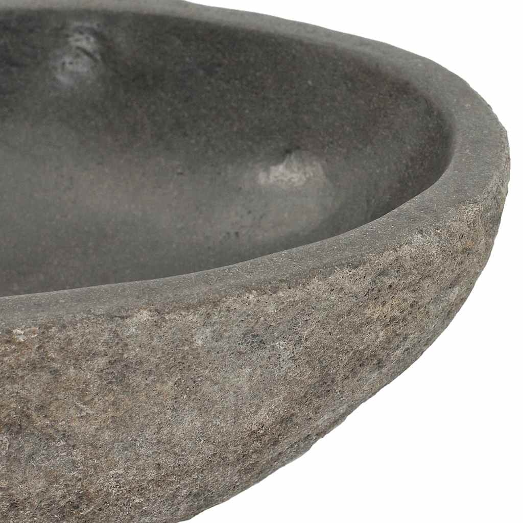 vidaXL Νιπτήρας River Stone Οβάλ 29-38 εκ.