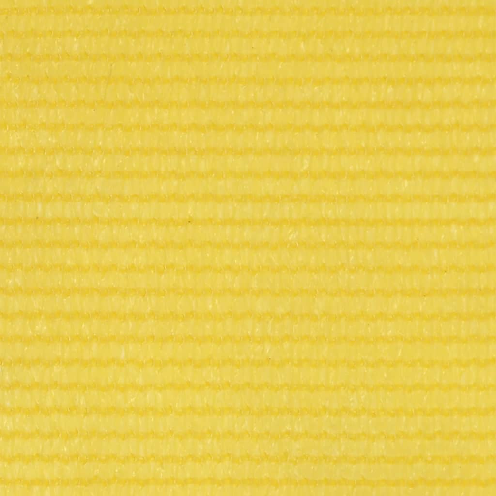 vidaXL Διαχωριστικό Βεράντας Κίτρινο 120 x 500 εκ. από HDPE
