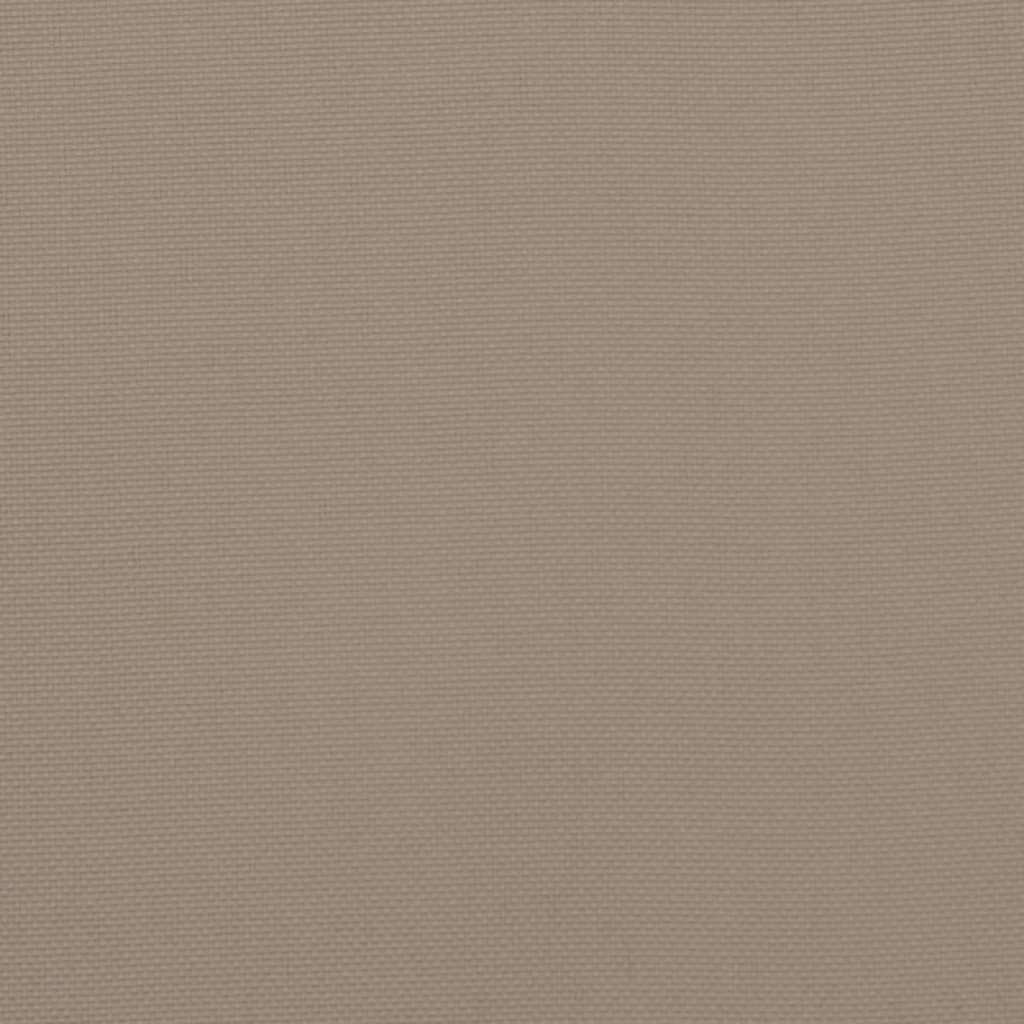 vidaXL Μαξιλάρι Παλέτας Taupe 60 x 61,5 x 10 εκ. Υφασμάτινο