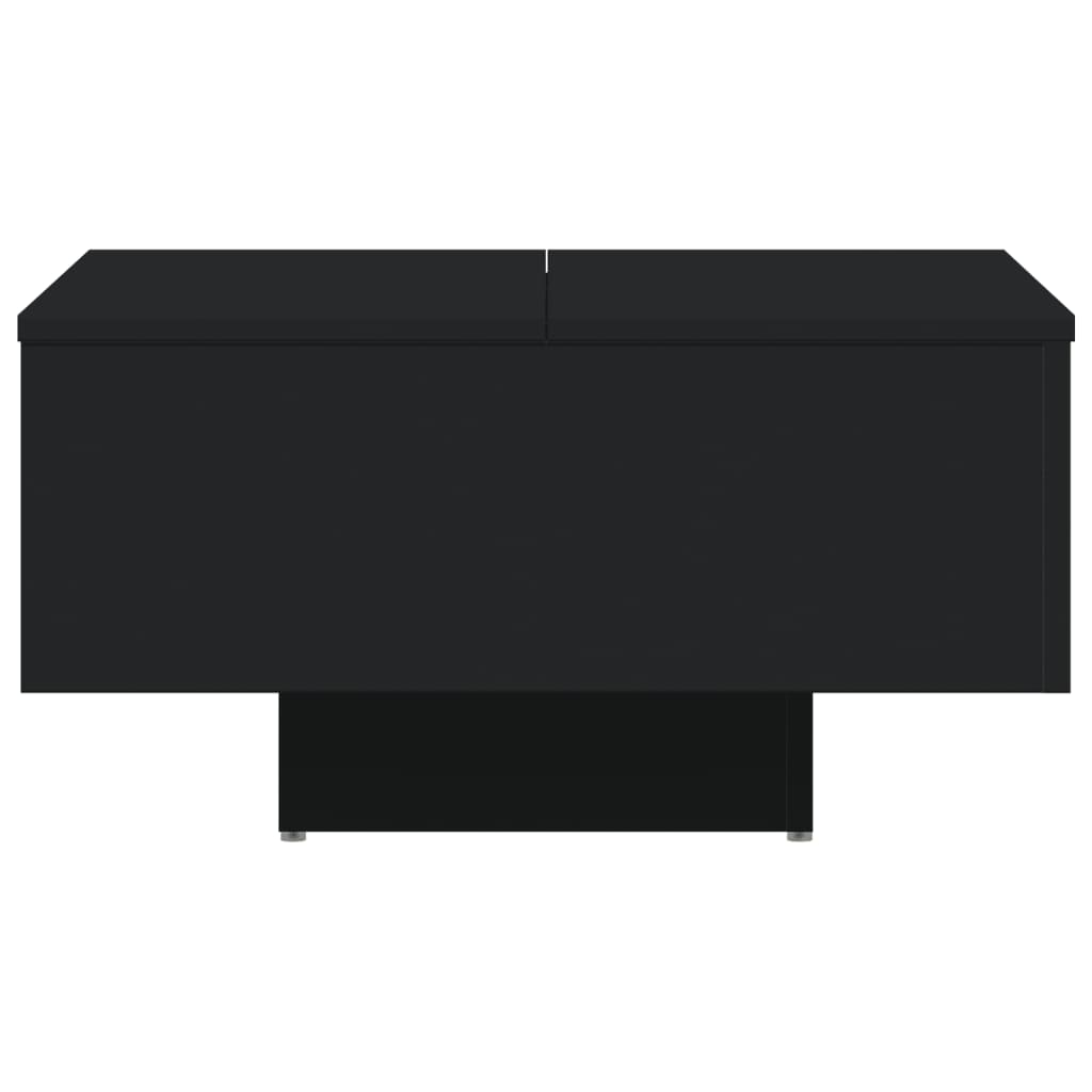 vidaXL Τραπεζάκι Σαλονιού Μαύρο 60 x 60 x 31,5 εκ. Μοριοσανίδα