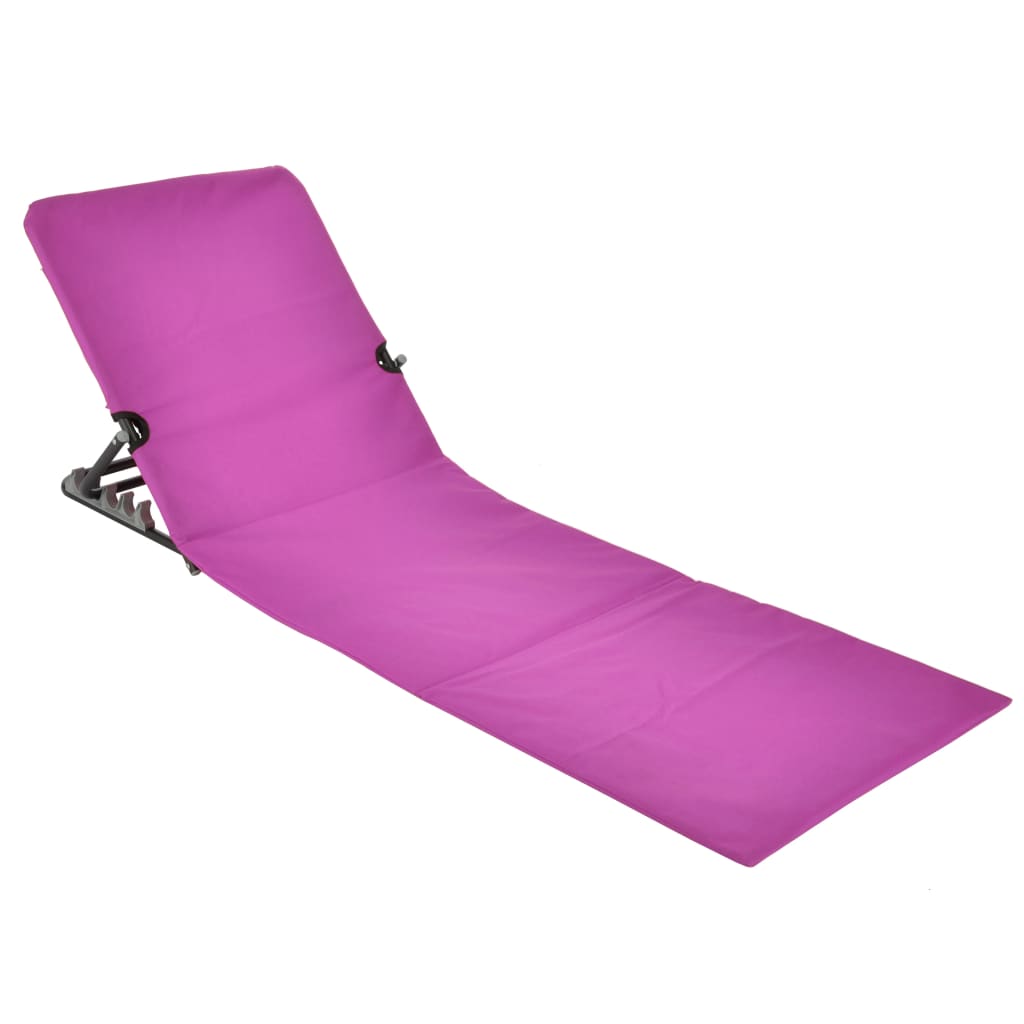 HI Στρώμα - Ξαπλώστρα Παραλίας Πτυσσόμενο Ροζ από PVC
