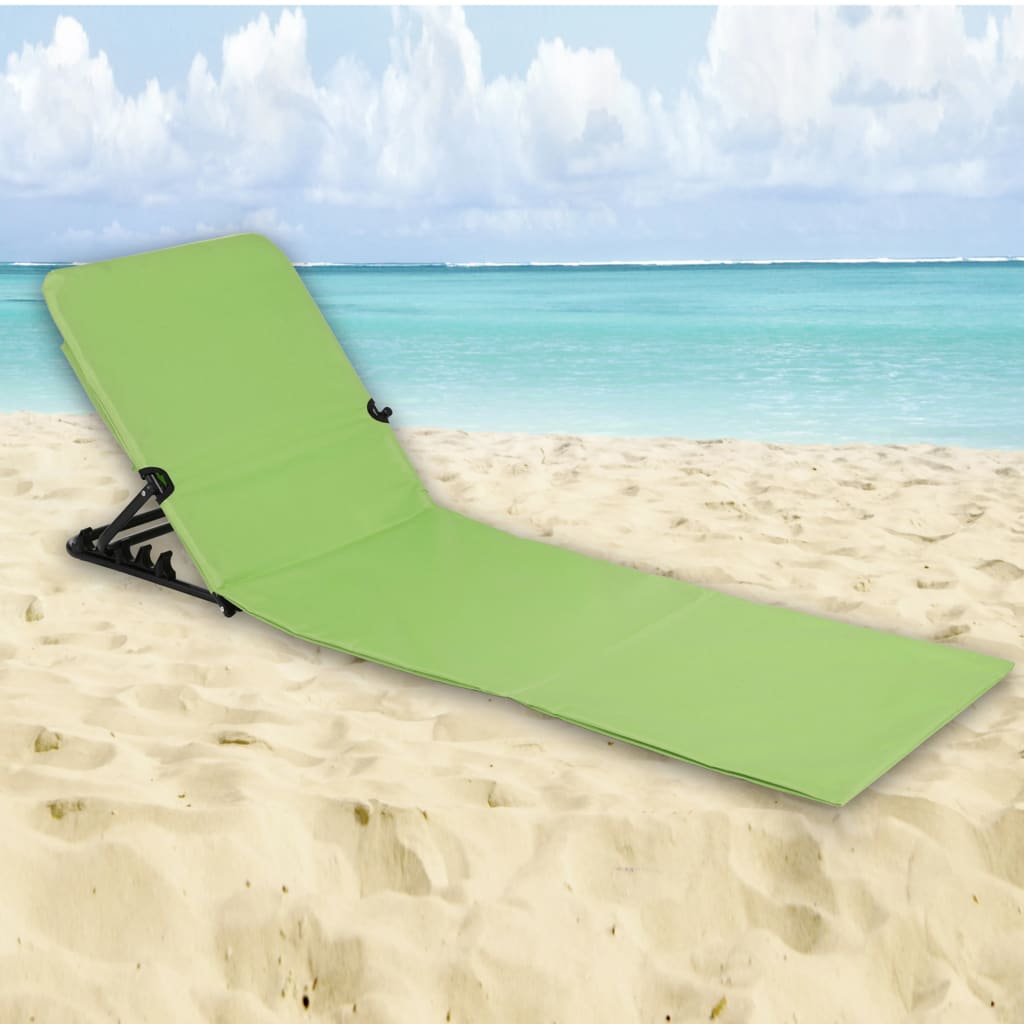 HI Στρώμα - Ξαπλώστρα Παραλίας Πτυσσόμενο Πράσινο από PVC