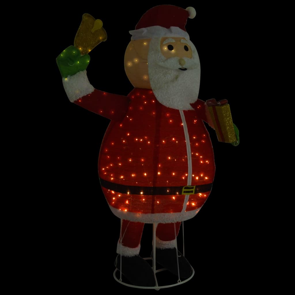 Άγιος Βασίλης Χριστουγεννιάτικη Φιγούρα LED 180 εκ. Πολυτελές Ύφασμα