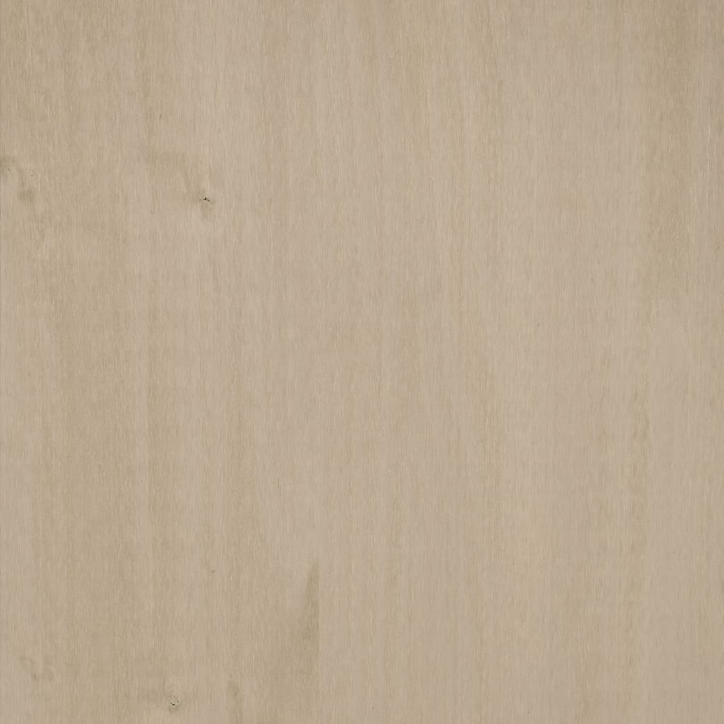vidaXL Συρταριέρα HAMAR Καφέ Μελί 90 x 40 x 80 εκ. Μασίφ Ξύλο Πεύκου
