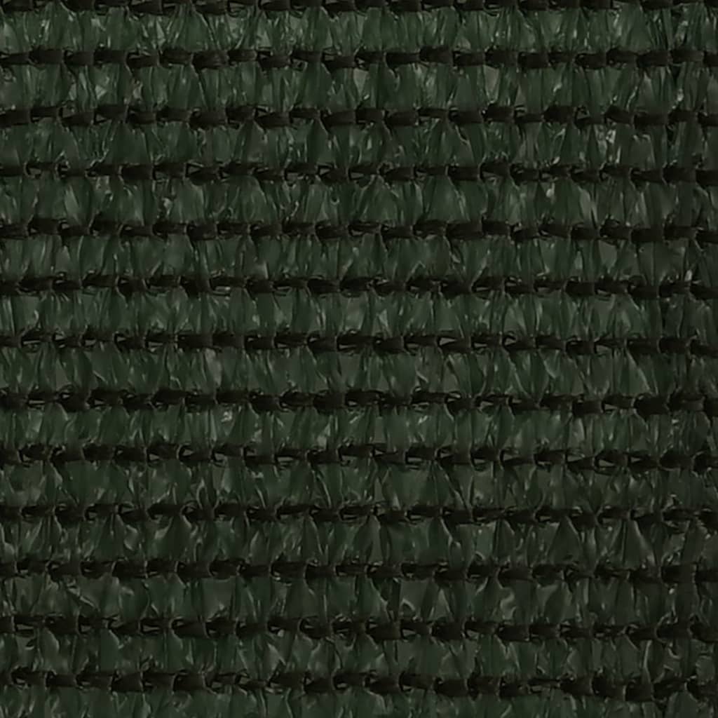 vidaXL Διαχωριστικό Βεράντας Σκούρο Πράσινο 75 x 500 εκ. από HDPE