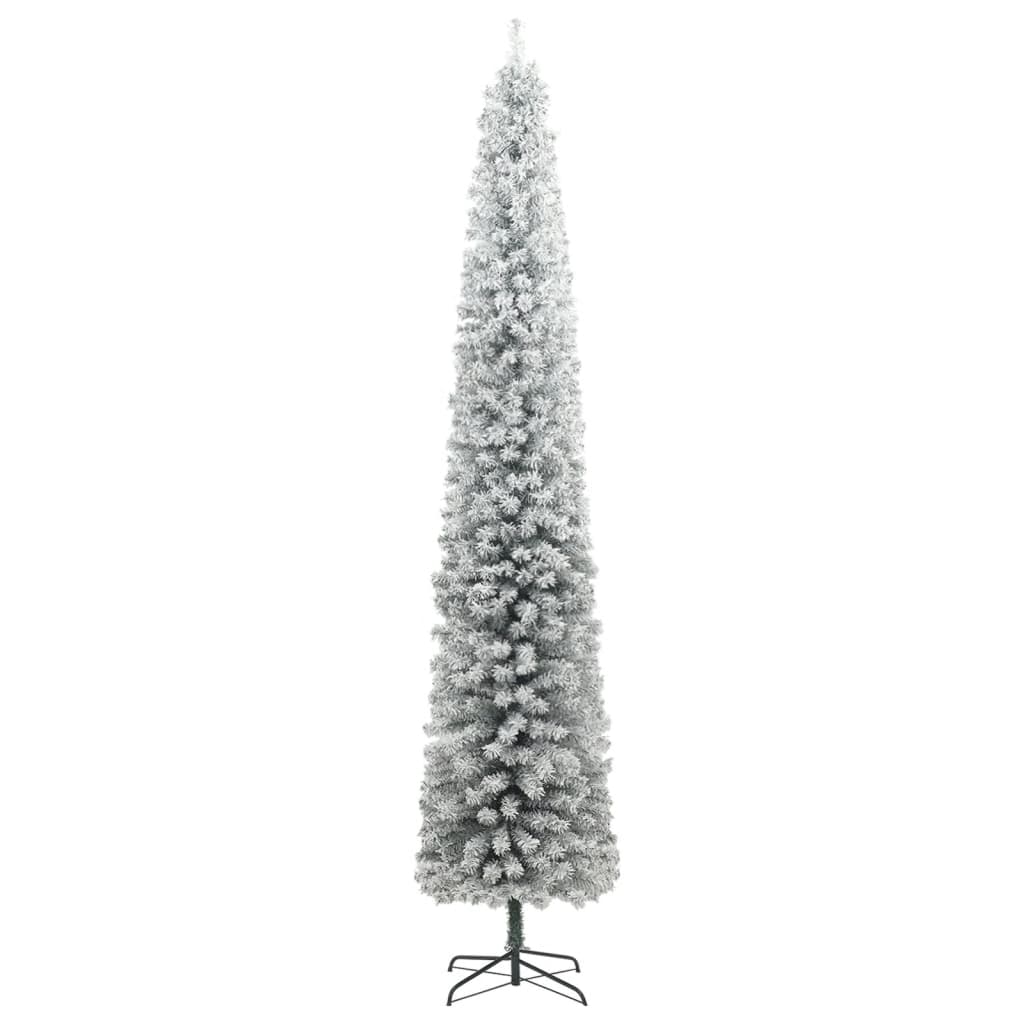 vidaXL Χριστουγεννιάτικο Δέντρο με 300 LED/ Μπάλες/Χιόνι 270 εκ.